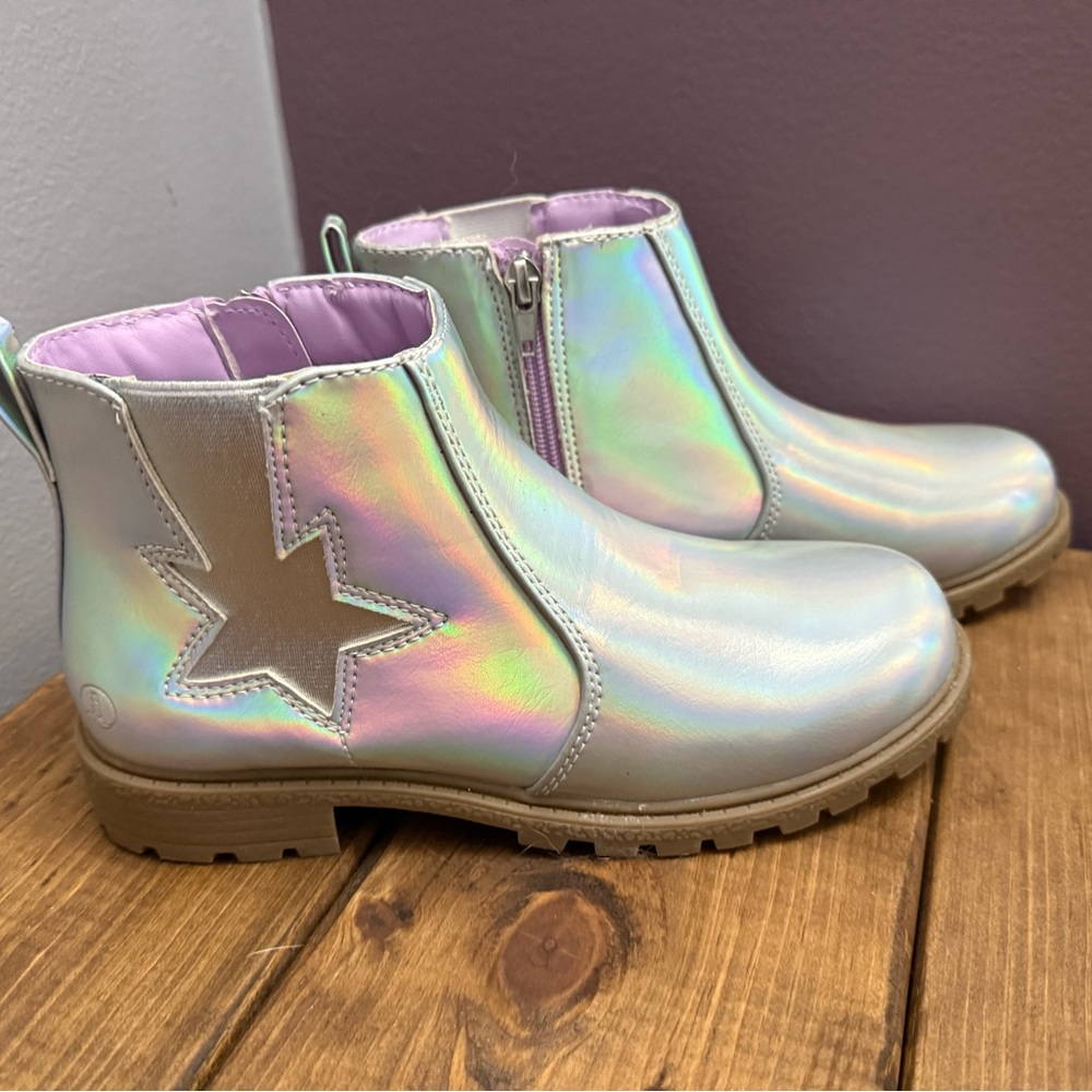 Lands' End Iridescent Star Kids Boots
